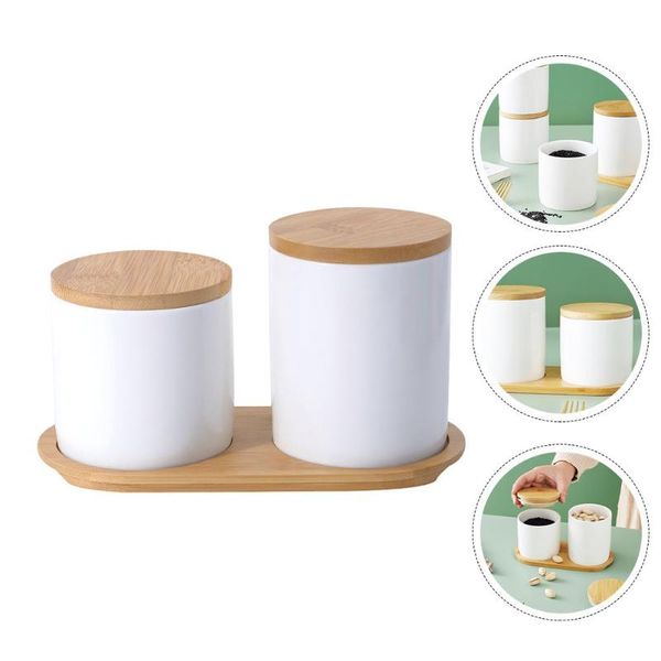 storage bottles & jars 1 set kitchen food jar tea canister ceramic can for grain beans
storage bottles & jars 1 set kitchen food jar tea canister ceramic can for grain beans