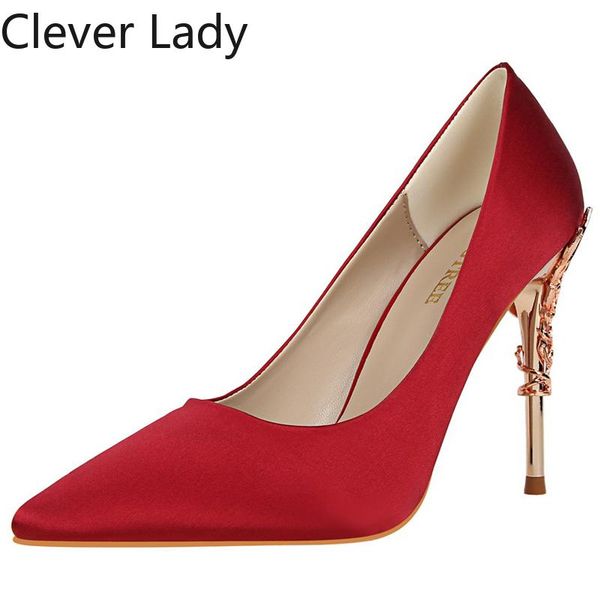 dress shoes clever lady 2021 woman high heels women pumps designer stiletto 10cm metal wedding 13 colors pump, Black
dress shoes clever lady 2021 woman high heels women pumps designer stiletto 10cm metal wedding 13 colors pump, Black