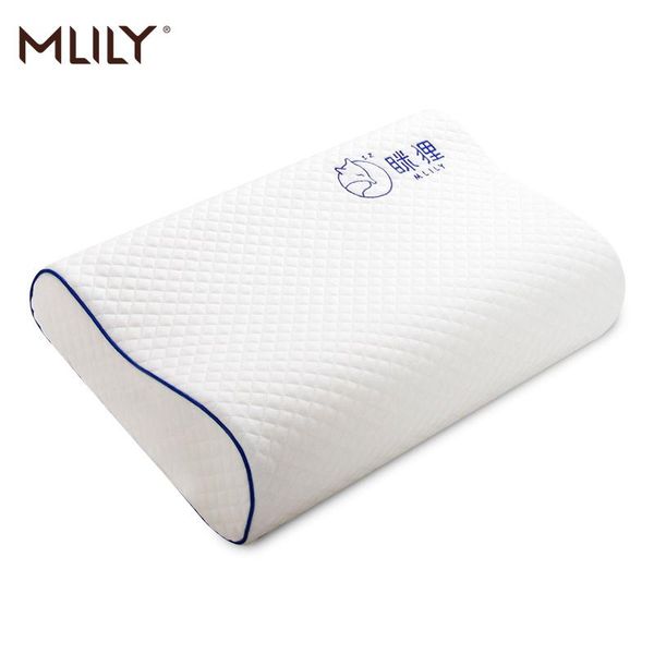 pillow mlily memory foam bed orthopedic for neck pain sleeping with embroidered pillowcase 60*30cm
pillow mlily memory foam bed orthopedic for neck pain sleeping with embroidered pillowcase 60*30cm