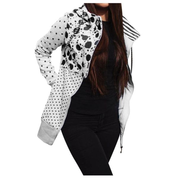 women's hoodies & sweatshirts women fashion dot print hoodie zip up hooded sweatshirt female long sleeve coat harajuku casual loose str, Black
women's hoodies & sweatshirts women fashion dot print hoodie zip up hooded sweatshirt female long sleeve coat harajuku casual loose str, Black