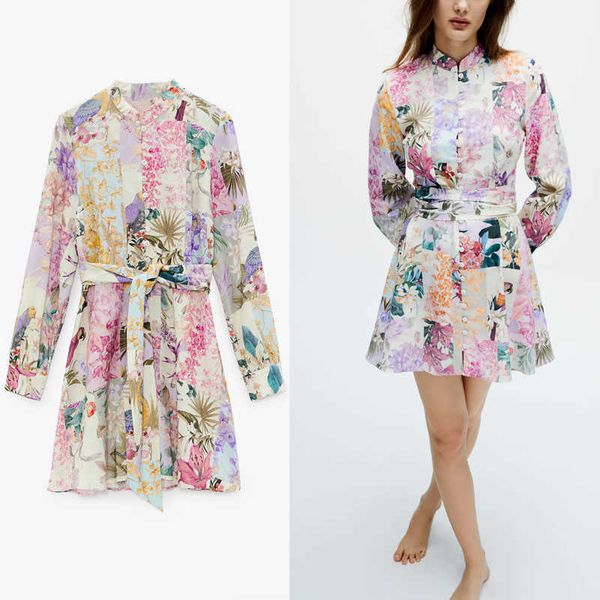za elegant floral print spring dress women long sleeve turtleneck belt party dresses woman button up vintage mini dress 210602, Black;gray
za elegant floral print spring dress women long sleeve turtleneck belt party dresses woman button up vintage mini dress 210602, Black;gray