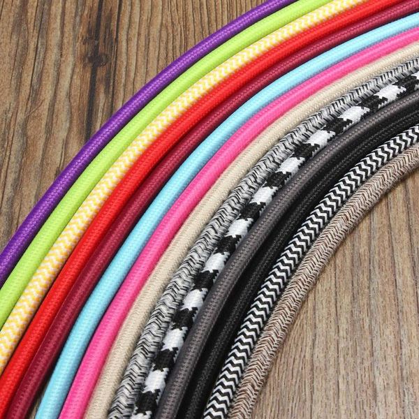 other lighting accessories 300cm 2 cord color vintage twist braided fabric light cable cloth electric wire chandelier pendant lamp wires 0.7
other lighting accessories 300cm 2 cord color vintage twist braided fabric light cable cloth electric wire chandelier pendant lamp wires 0.7