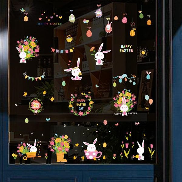 window stickers easter egg decoration static sticker glass foil removable flower festival decor mural
window stickers easter egg decoration static sticker glass foil removable flower festival decor mural