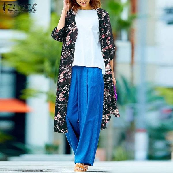 women's blouses & shirts casual 3/4 sleeve v neck floral printed shirt women summer long holiday cardigan elegant bohemian lace up ou, White
women's blouses & shirts casual 3/4 sleeve v neck floral printed shirt women summer long holiday cardigan elegant bohemian lace up ou, White