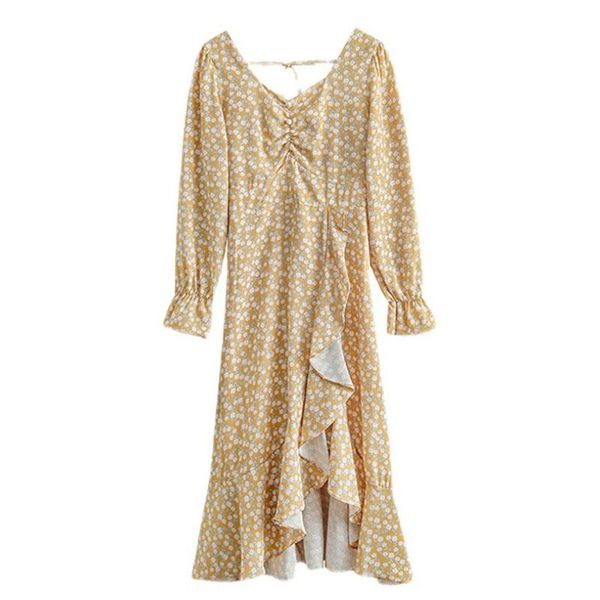 casual dresses elegant french sweet floral dress women fairy 2021 autumn design long sleeve vintage midi bandage one piece korean, Black;gray
casual dresses elegant french sweet floral dress women fairy 2021 autumn design long sleeve vintage midi bandage one piece korean, Black;gray