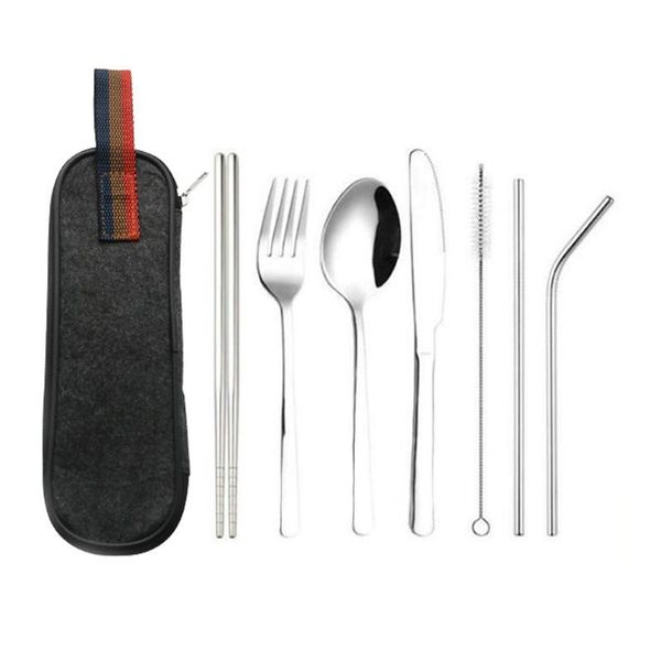 dinnerware sets 8pcs/set utensils straw spoon pork travel picnic handheld tools outdoor indoor tableware kitchen dinning bar stainless steel
dinnerware sets 8pcs/set utensils straw spoon pork travel picnic handheld tools outdoor indoor tableware kitchen dinning bar stainless steel