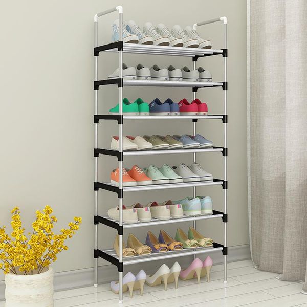 hooks & rails storage shoes shelf easy to assemble metal shoe rack boots sneakers stand portable space-saving organizer with handrail
hooks & rails storage shoes shelf easy to assemble metal shoe rack boots sneakers stand portable space-saving organizer with handrail