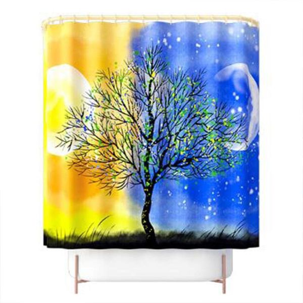 shower curtains curtain hand-painted abstract tree of life 180*180cm 
shower curtains curtain hand-painted abstract tree of life 180*180cm
