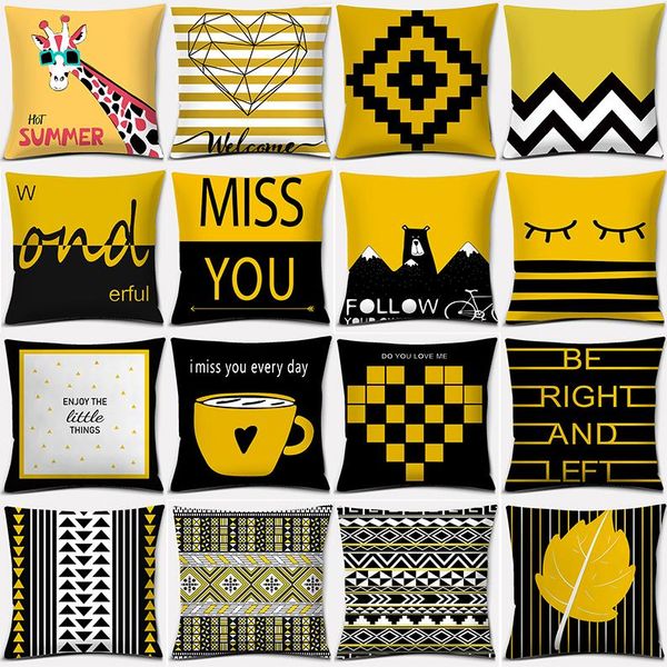 pillow case yellow pattern series geometric figure printing square home decoration pillowcase (45cm * 45cm)
pillow case yellow pattern series geometric figure printing square home decoration pillowcase (45cm * 45cm)