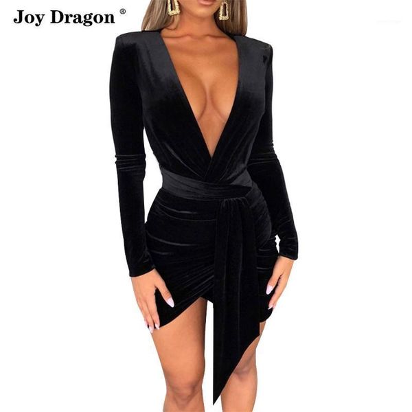 casual dresses women bodycon dress fashion solid deep v neck velvet pack hips mini dres long sleeve slim with belt irregular party, Black;gray
casual dresses women bodycon dress fashion solid deep v neck velvet pack hips mini dres long sleeve slim with belt irregular party, Black;gray