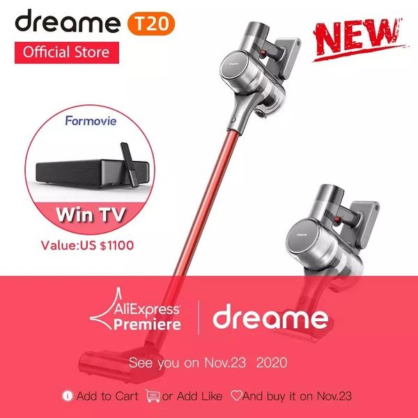 dreame t20 handheld cordless vacuum cleaner intelligent all-surface brush 25kpa all in one dust collector floor carpet aspirator
dreame t20 handheld cordless vacuum cleaner intelligent all-surface brush 25kpa all in one dust collector floor carpet aspirator