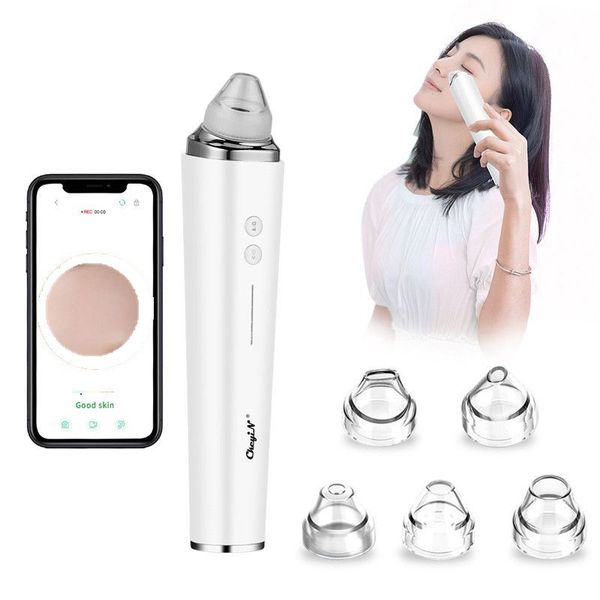 wifi camera visual face blackhead remover vacuum suction pore cleaner deep nose cleasning pimple removal with 6 heads tool
wifi camera visual face blackhead remover vacuum suction pore cleaner deep nose cleasning pimple removal with 6 heads tool