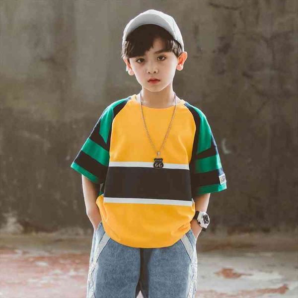 t shirts for boys fashion striped shirt korean teens 10 12 14 years old child summer clothes, Blue
t shirts for boys fashion striped shirt korean teens 10 12 14 years old child summer clothes, Blue