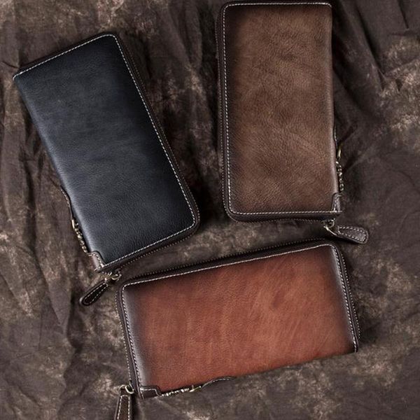 wallets vintage coffee/brown/blue 3 colors small men wallet genuine cow leather zipper mobile phone clutch bag high-end male card purse, Red;black
wallets vintage coffee/brown/blue 3 colors small men wallet genuine cow leather zipper mobile phone clutch bag high-end male card purse, Red;black