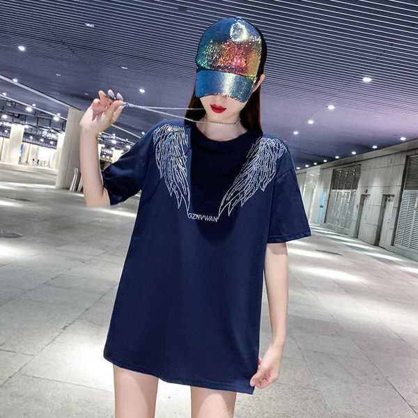 w2028 fashion brand street coat phoenix diamond large women's casual loose medium long lovers short sleeve t-shirt, White
w2028 fashion brand street coat phoenix diamond large women's casual loose medium long lovers short sleeve t-shirt, White