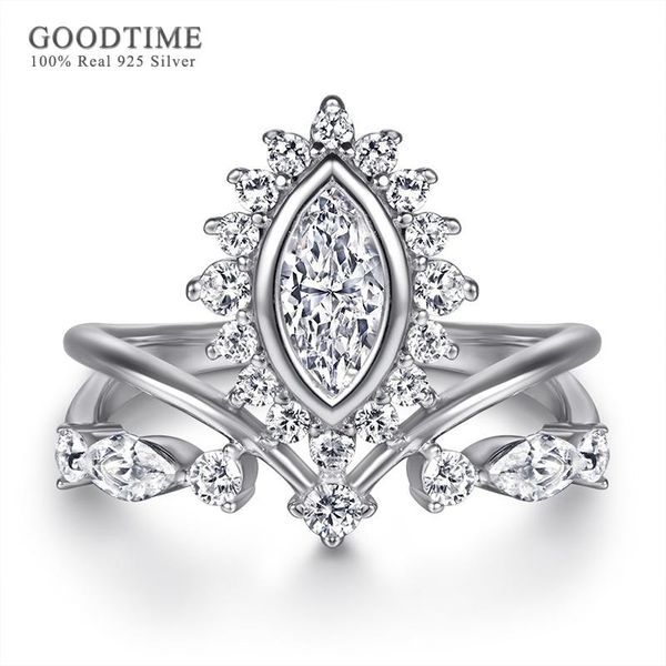 cluster rings noble women waterdrop zircon ring pure 925 sterling silver wedding engagement jewelry accessories anniversary gift, Golden;silver
cluster rings noble women waterdrop zircon ring pure 925 sterling silver wedding engagement jewelry accessories anniversary gift, Golden;silver