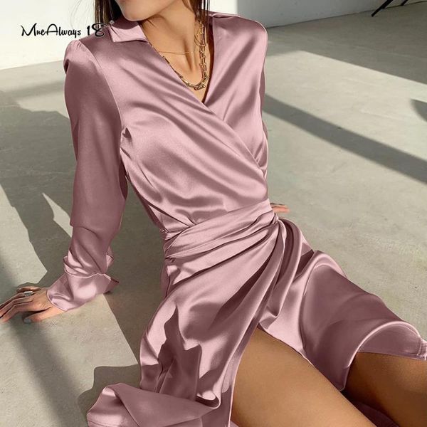 casual dresses mnealways18 autumn elegant satin dress pink vintage v-neck office long sleeve retro ladies split midi sashes female, Black;gray
casual dresses mnealways18 autumn elegant satin dress pink vintage v-neck office long sleeve retro ladies split midi sashes female, Black;gray