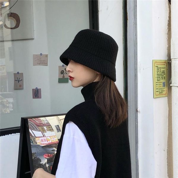 wide brim hats wool fisherman's hat korean version big head show face small knitting basin casual versatile warm tide, Blue;gray
wide brim hats wool fisherman's hat korean version big head show face small knitting basin casual versatile warm tide, Blue;gray