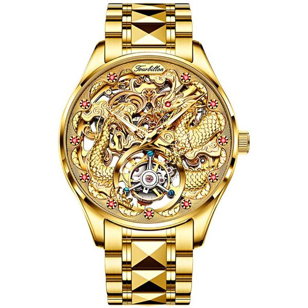 wristwatches oupinke men's tourbillon watch automatic mechanical business sapphire mirror waterproof luminous dragon design wrist, Slivery;brown
wristwatches oupinke men's tourbillon watch automatic mechanical business sapphire mirror waterproof luminous dragon design wrist, Slivery;brown