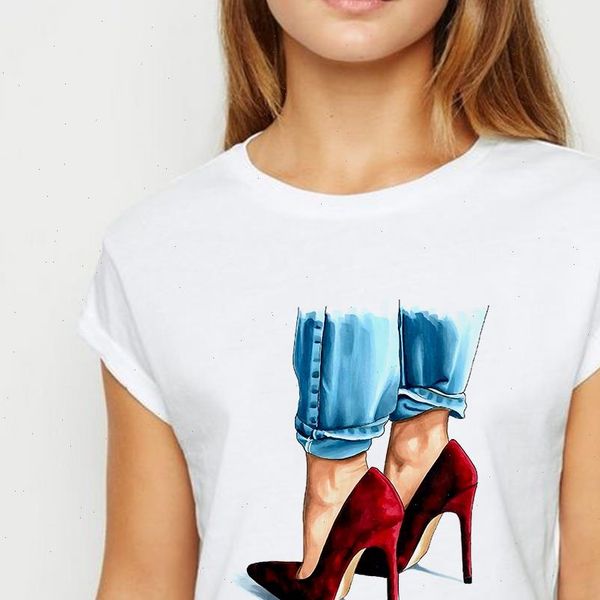 femme pretty art design casual vestidos high heel funny graphic printed t shirt summer female tshirt new fashion shirt, White
femme pretty art design casual vestidos high heel funny graphic printed t shirt summer female tshirt new fashion shirt, White
