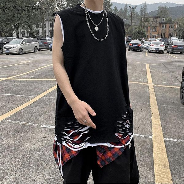 men' tank hole men tanks solid streetwear design o-neck sleeveless oversize summer hip hop handsome basic hombre bodybuilding bf, White;black
men' tank hole men tanks solid streetwear design o-neck sleeveless oversize summer hip hop handsome basic hombre bodybuilding bf, White;black