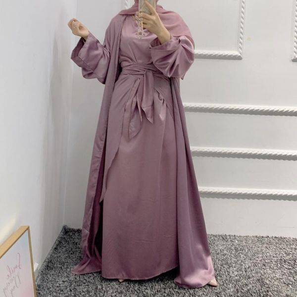ethnic clothing 3pcs silky abaya set plain muslim fashion matching outfit women dubai saudi open kimono long hijab dress front wrap skirt tu, Red
ethnic clothing 3pcs silky abaya set plain muslim fashion matching outfit women dubai saudi open kimono long hijab dress front wrap skirt tu, Red