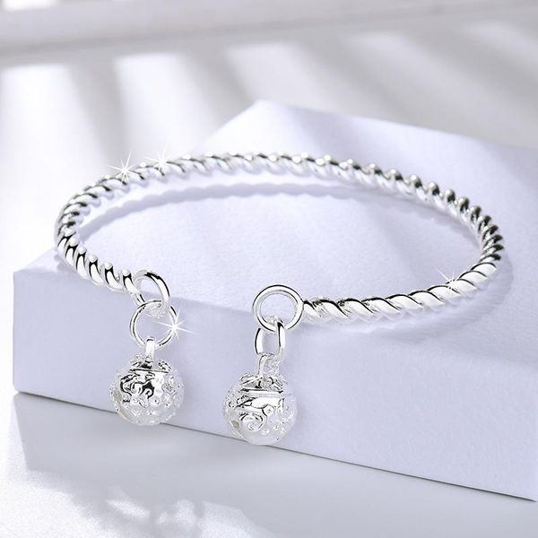 bangle 2021 latest girls bracelet silver twisted line retro bell valentine's day gift fashionable temperament bracele, Black
bangle 2021 latest girls bracelet silver twisted line retro bell valentine's day gift fashionable temperament bracele, Black