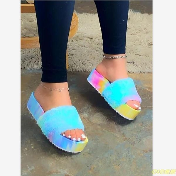 rainbow women fur slippers furry slides winter warm slide indoor plush casual platform shoes house slippers women comfortable, Black
rainbow women fur slippers furry slides winter warm slide indoor plush casual platform shoes house slippers women comfortable, Black