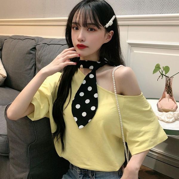 women's t-shirt harajuku short-sleeved female ins tide summer ladies korean style solid color tee, White
women's t-shirt harajuku short-sleeved female ins tide summer ladies korean style solid color tee, White