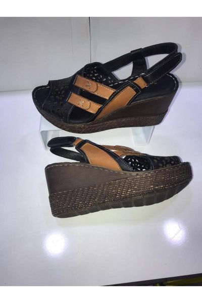 sandals women's black high-heeled