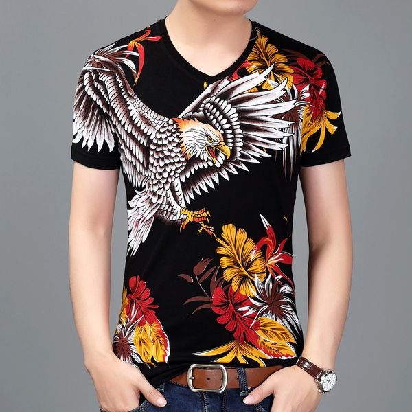2021 new spring mens pullover eagle print tshirt fashion social club outfits party prom men tee shirt homme business summer 3cca, White;black
2021 new spring mens pullover eagle print tshirt fashion social club outfits party prom men tee shirt homme business summer 3cca, White;black