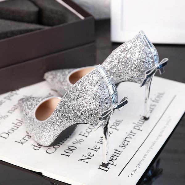 dress shoes woman party pointed toe heels crystal bling silver high pumps 7cm 9cm wedding, Black
dress shoes woman party pointed toe heels crystal bling silver high pumps 7cm 9cm wedding, Black