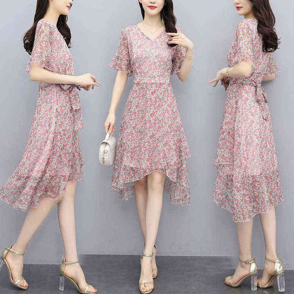 casual dresses chiffon drs female summer 2022 slim temperament elegant long fairy skirt, Black;gray
casual dresses chiffon drs female summer 2022 slim temperament elegant long fairy skirt, Black;gray
