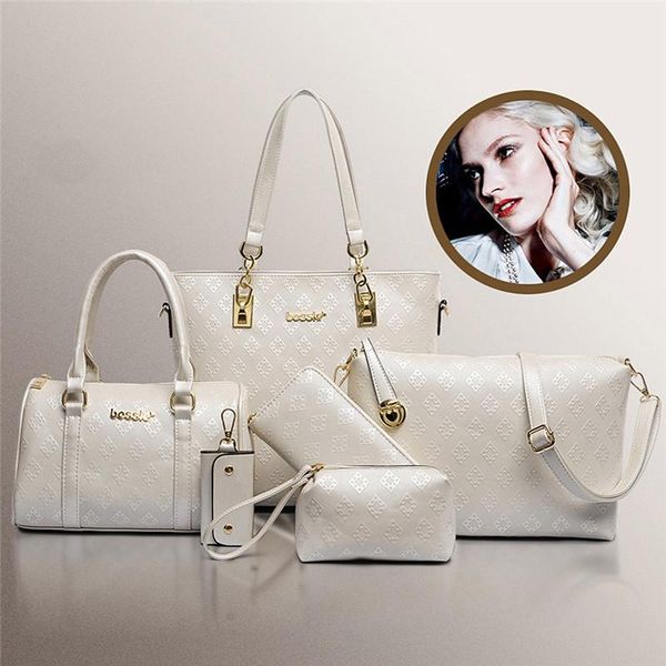 evening bags women 6-in-1 handbag set elegant style multi-purpose composite pu leather diamond lattice print
evening bags women 6-in-1 handbag set elegant style multi-purpose composite pu leather diamond lattice print