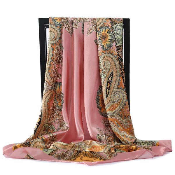 2021 ladies 90x90cm neckerchief scarves fashion square scarf women print silk satin hijab scarfs luxury beach sunscreen shawls, Blue;gray
2021 ladies 90x90cm neckerchief scarves fashion square scarf women print silk satin hijab scarfs luxury beach sunscreen shawls, Blue;gray