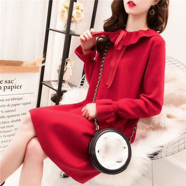 2021 new women autumn winter doll collar long sleeve sweater loose female casual pullover knitted es elegant solid vestido n71fca4, Black;gray
2021 new women autumn winter doll collar long sleeve sweater loose female casual pullover knitted es elegant solid vestido n71fca4, Black;gray