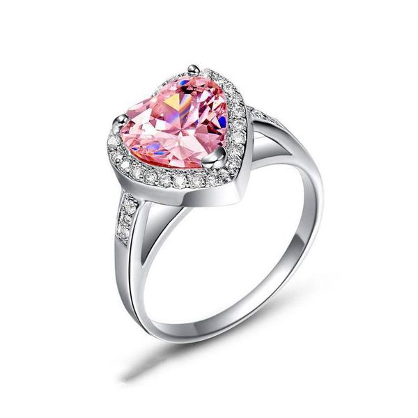 cluster rings arrival ring for women 925 silver jewelry heart shape pink zircon gemstone wedding bridal party gift finger ornaments, Golden;silver
cluster rings arrival ring for women 925 silver jewelry heart shape pink zircon gemstone wedding bridal party gift finger ornaments, Golden;silver