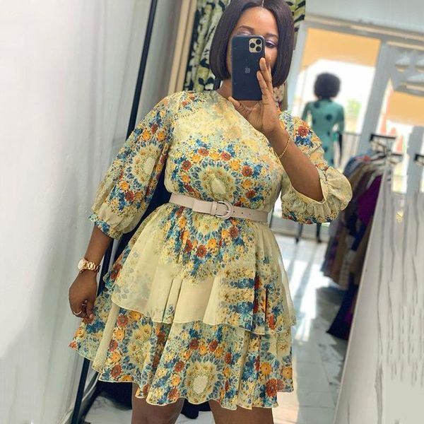 casual dresses women printed dress vintage high waist pleated three quater sleeves o neck female floral retro robes african ladies 2021, Black;gray
casual dresses women printed dress vintage high waist pleated three quater sleeves o neck female floral retro robes african ladies 2021, Black;gray