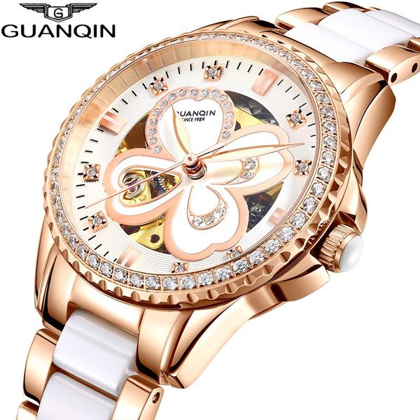 wristwatches guanqin watch women automatic rhinestone dress ceramics rose mechanical waterproof bayan kol saati, Slivery;brown
wristwatches guanqin watch women automatic rhinestone dress ceramics rose mechanical waterproof bayan kol saati, Slivery;brown