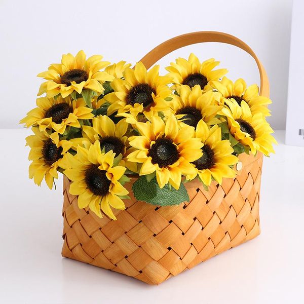 10pc simulation small sunflower silk flowers for home decoration flower arrangement wedding bride holding fake flowers floral
10pc simulation small sunflower silk flowers for home decoration flower arrangement wedding bride holding fake flowers floral