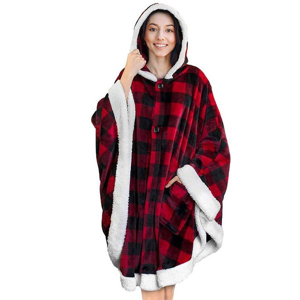 women's hoodies sweatshirts spring warm tv pocket hooded blankets women bathrobe sofa cozy blanket sweatshirt solid bat plush coral fle, Black
women's hoodies sweatshirts spring warm tv pocket hooded blankets women bathrobe sofa cozy blanket sweatshirt solid bat plush coral fle, Black