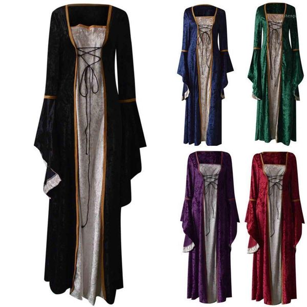 casual dresses medieval renaissance cosplay vintage gothic bandage women dress flare sleeve floor length goth vampire witch plus size, Black;gray
casual dresses medieval renaissance cosplay vintage gothic bandage women dress flare sleeve floor length goth vampire witch plus size, Black;gray