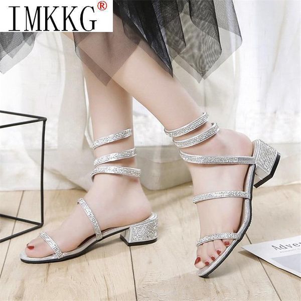 sandals summer women transparent crystal narrow band fashion open toe med heels ladies ankle spin party dress footwear, Black
sandals summer women transparent crystal narrow band fashion open toe med heels ladies ankle spin party dress footwear, Black