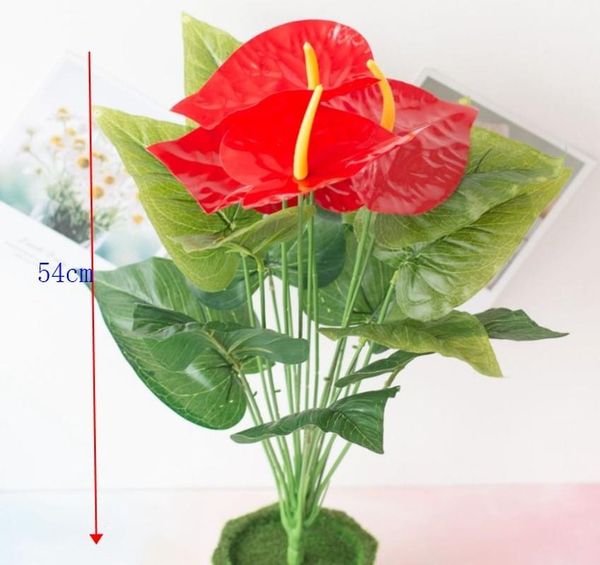 decorative flowers & wreaths 12/18 head 25cm/35cm/50cm artificial anthurium potted indoor green plants balcony office deskplant bonsai
decorative flowers & wreaths 12/18 head 25cm/35cm/50cm artificial anthurium potted indoor green plants balcony office deskplant bonsai