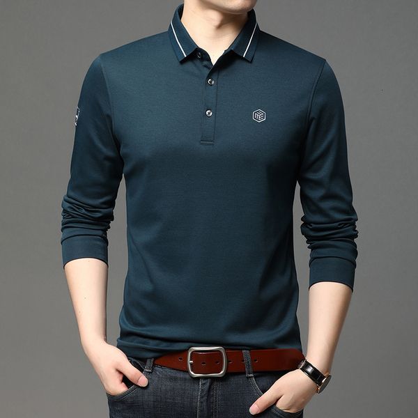 2021 spring and autumn long sleeve t-shirt men's solid color cotton large size t-shirt leads the fashion trend of thin polo shirt, Black
2021 spring and autumn long sleeve t-shirt men's solid color cotton large size t-shirt leads the fashion trend of thin polo shirt, Black