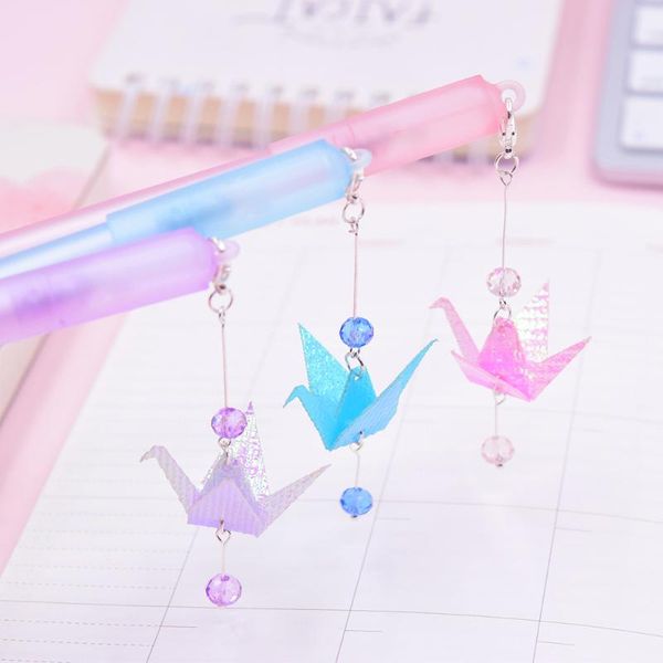 gel pens 40 pcs/lot lovely thousand paper cranes pendant pen cute black ink neutral school writing supplies promotional gift
gel pens 40 pcs/lot lovely thousand paper cranes pendant pen cute black ink neutral school writing supplies promotional gift