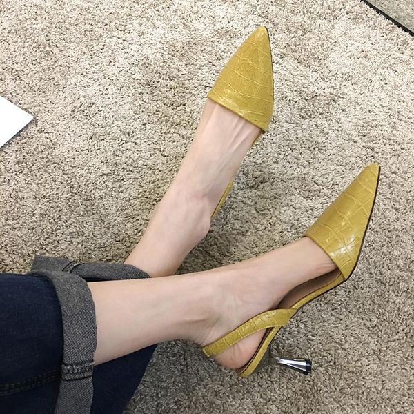 sandals women's shoes 2021 spring stiletto heels two wear pointed toe roman, Black
sandals women's shoes 2021 spring stiletto heels two wear pointed toe roman, Black