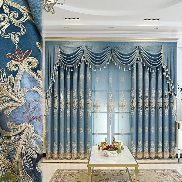 curtain & drapes 2021 style european high-end embroidered blackout curtains for living room bedroom study customization
curtain & drapes 2021 style european high-end embroidered blackout curtains for living room bedroom study customization