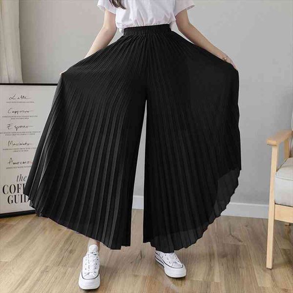 elegant chiffon high waist women pant wide leg casual korean fashion pleated loose trousers clothes comodi pantalones de mujer, Black;white
elegant chiffon high waist women pant wide leg casual korean fashion pleated loose trousers clothes comodi pantalones de mujer, Black;white