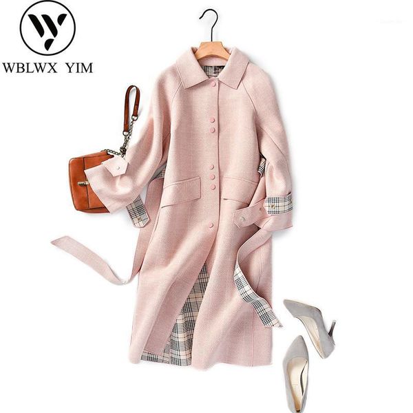 wool coat women winter fashion single breasted belt long coat thick warm business wool blend women elegant overcoat1, Black
wool coat women winter fashion single breasted belt long coat thick warm business wool blend women elegant overcoat1, Black